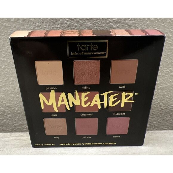 Tarte Maneater 9 Shade Eyeshadow Palette Volume 3  VOL III 0.315 Oz NIB - Picture 3 of 7